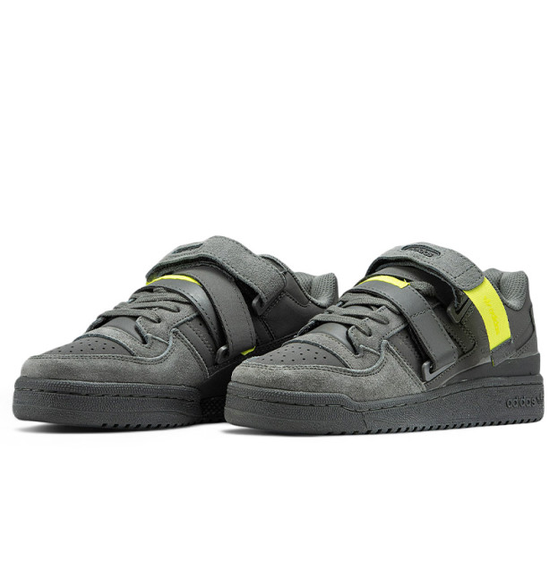Adidas Forum Dark Grey Neon Yellow