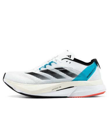Adidas Adizero Boston 12 White Light Aqua ID4237