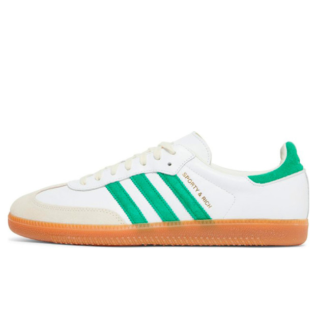 Adidas Sporty & Rich x Samba White Green HQ6075