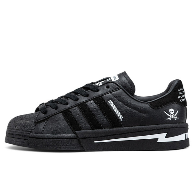 Adidas Superstar x Neighborhood Black White