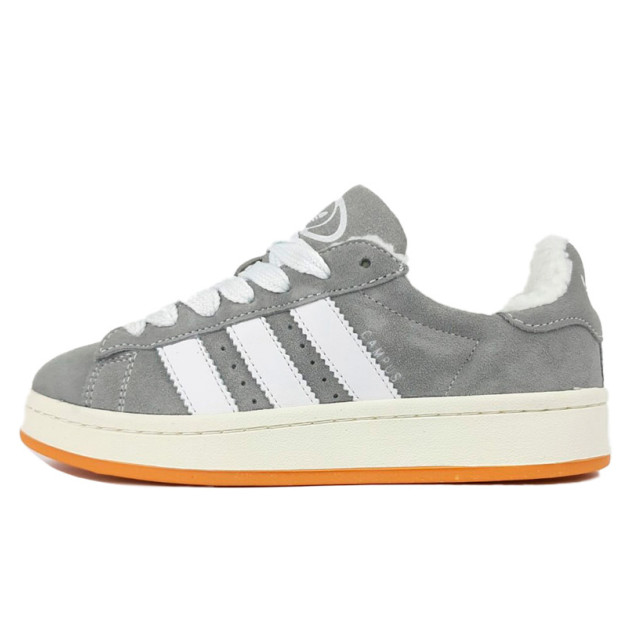 Adidas Campus Light Grey White Winter З ХУТРОМ