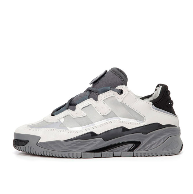 Adidas Niteball White Grey Winter З ХУТРОМ
