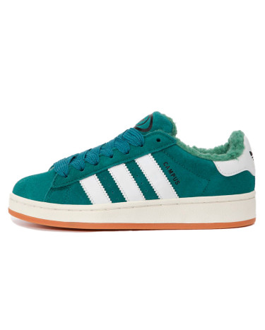 Adidas Campus Green White Winter З ХУТРОМ