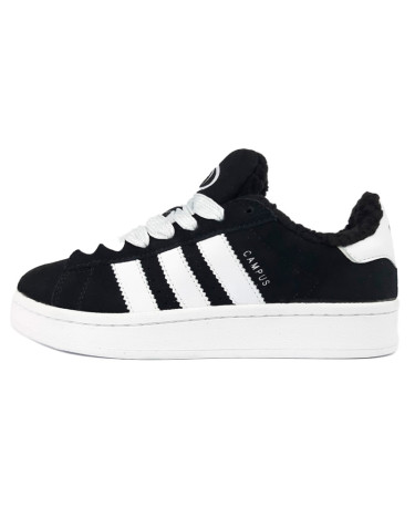 Adidas Campus White Black Winter З ХУТРОМ