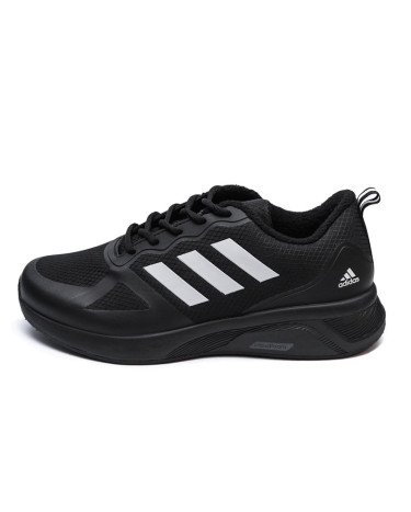 Adidas Cloudfoam Black White Termo With FLEECE
