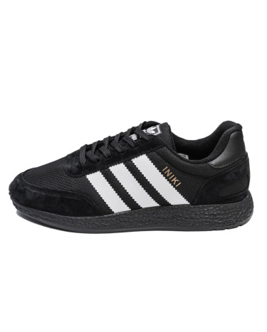 Adidas Iniki Black С ФЛИСОМ
