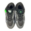 Adidas Niteball 2.0 Black Grey Green З ХУТРОМ