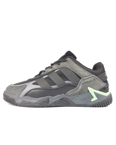 Adidas Niteball 2.0 Black Grey Green З ХУТРОМ