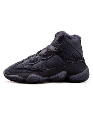 Adidas Yeezy Boost 500 High Black Winter З ХУТРОМ
