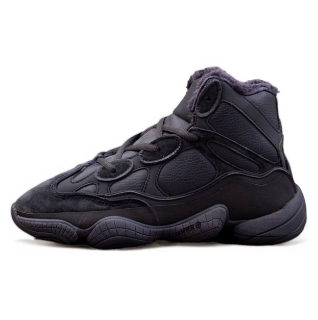 Adidas Yeezy Boost 500 High Black Winter З ХУТРОМ