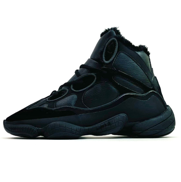 Adidas Yeezy Boost 500 High Black Winter З ХУТРОМ
