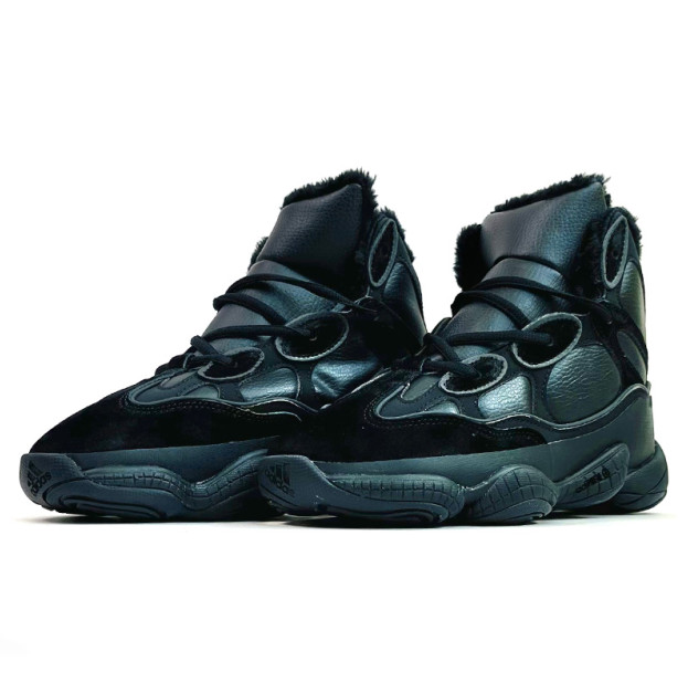 Adidas Yeezy Boost 500 High Black Winter З ХУТРОМ